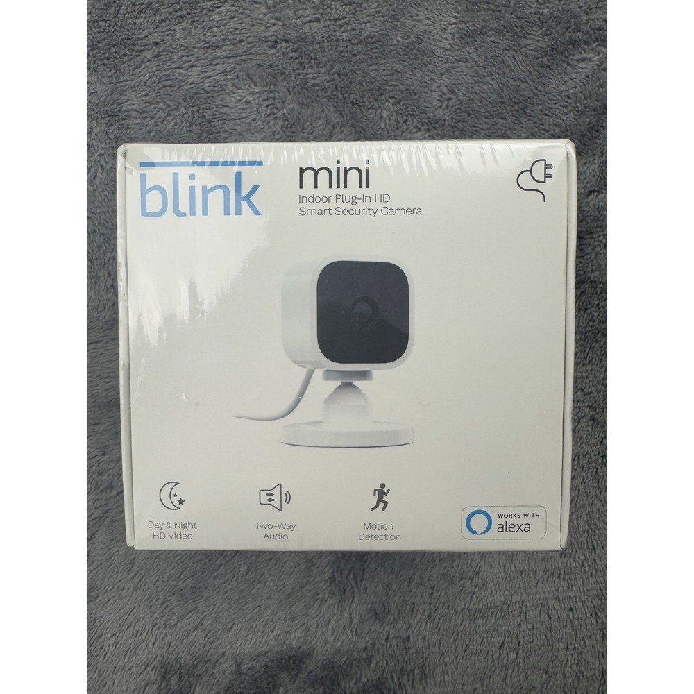 Blink Mini Indoor Security Camera 2 Pack + Sync Module 2 Alexa Two-Way Audio New - Picture 2 of 13